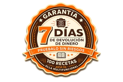 Sello de garantía: 7 días de devolución de dinero, pruébalo sin riesgos